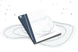 En la imagen, el nuevo libro electrónico, “Digitalización: conectarse para mejorar la productividad en la industria del reciclaje” publicado por Tomra Recycling.
