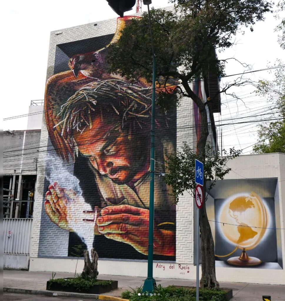 mural en la CFE