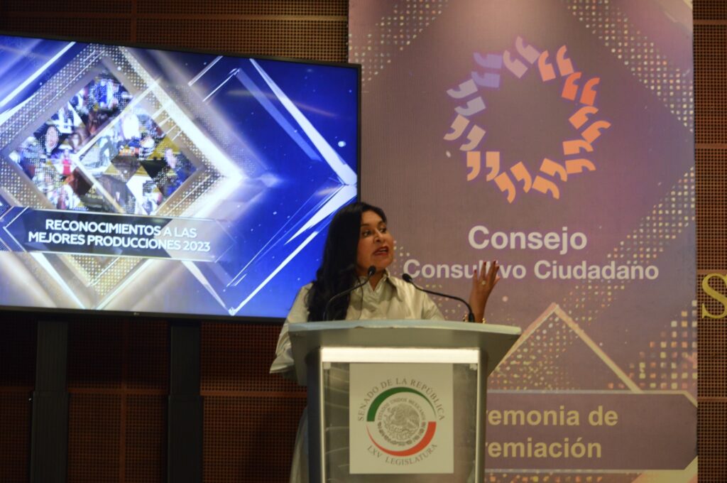 Ana Lilia Rivera Rivera, senadora y presidenta de la Mesa Directiva