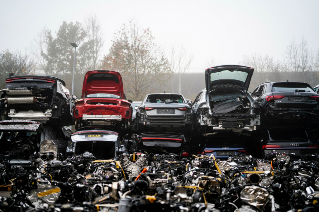 materiales reciclados de Audi